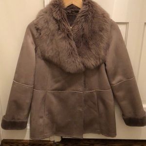 Faux Shearling Jacket, Pure Collection